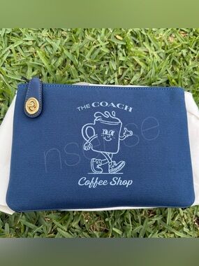 The Coach Coffee Shop Wristlet